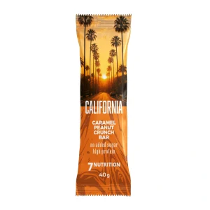 7Nutrition Bar CALIFORNIA 40g - Karmel-Masło Orzec