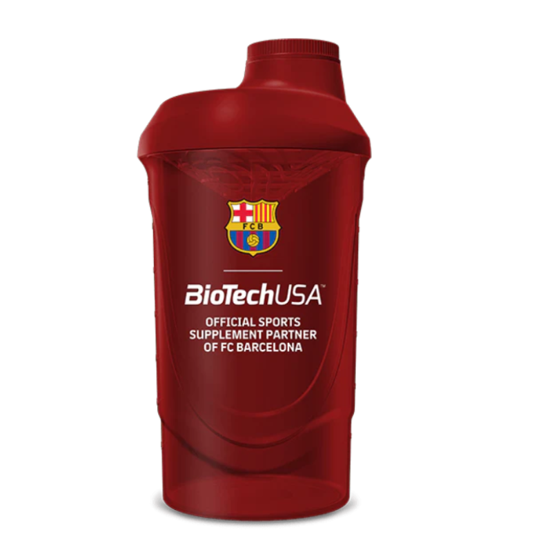 BioTech Shaker FC Barcelona 600ml - Czerwony