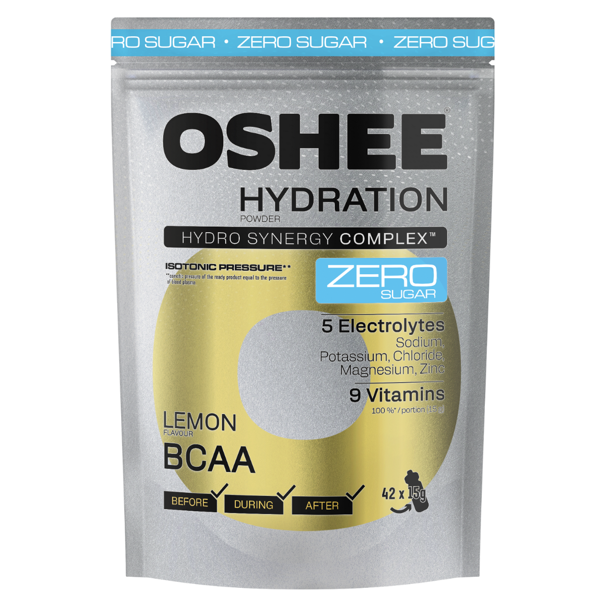 OSHEE Hydration ZERO 630g - Cytryna + BCAA