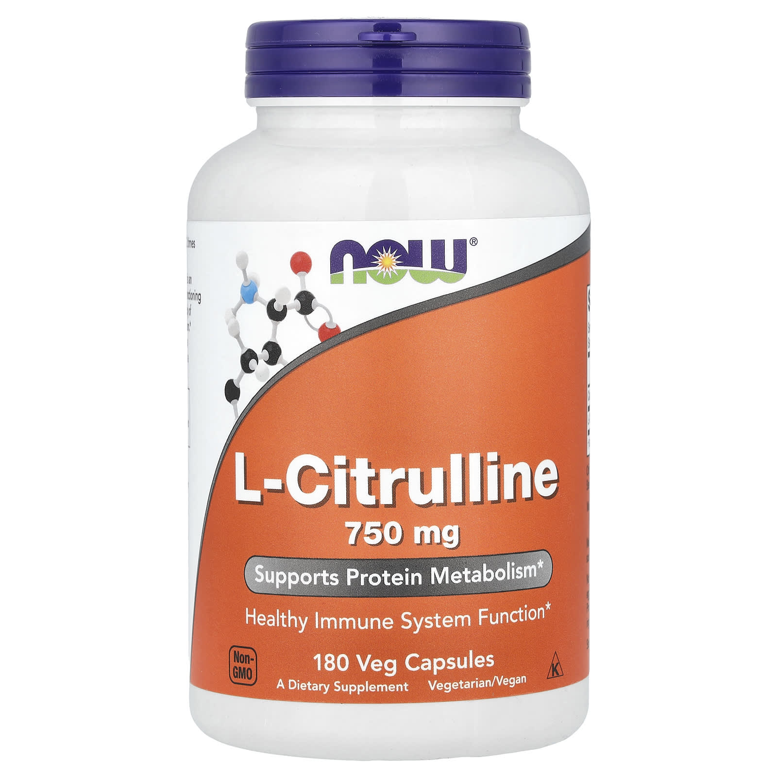 NOW L-Citrulline 750mg - 180vcaps.