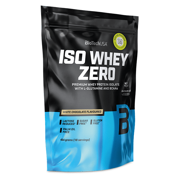BioTech Iso Whey Zero 454g - Biała Czekolada