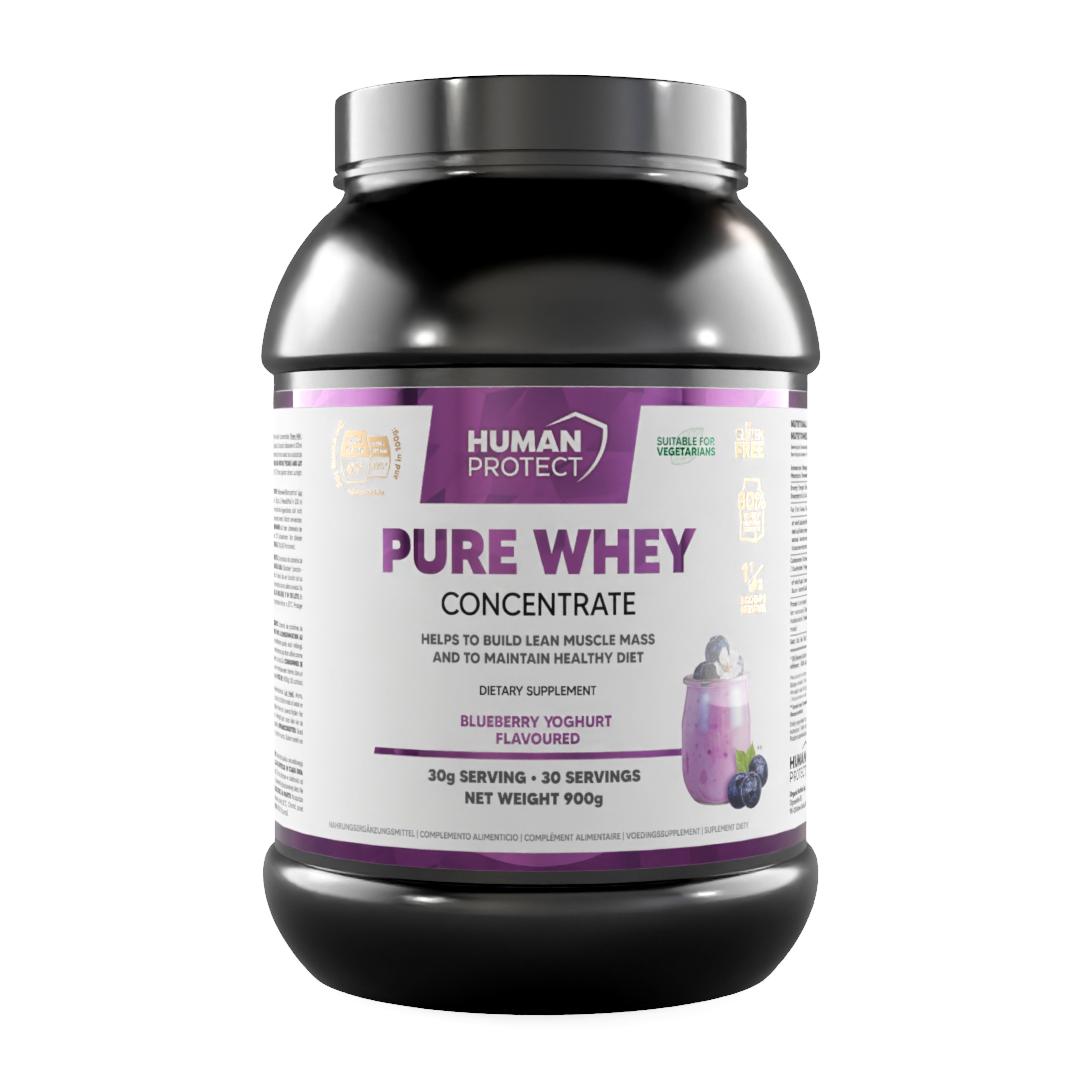 Human Protect Pure Whey 900g - Jogurt Jagodowy