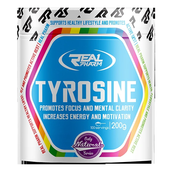 Real Pharm Tyrosine 200g - Naturalny