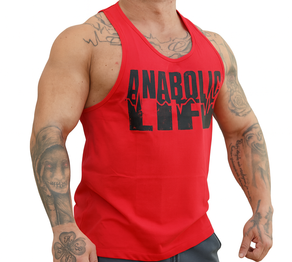 Anabolic Life Tank Top Red - XL