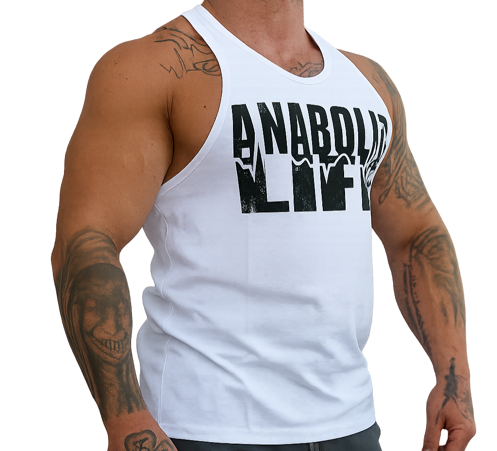 Anabolic Life Tank Top White - XL