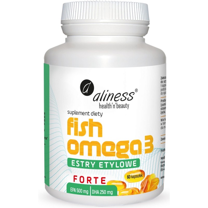 Aliness Fish Omega 3 FORTE Estry 500/250mg - 60kap