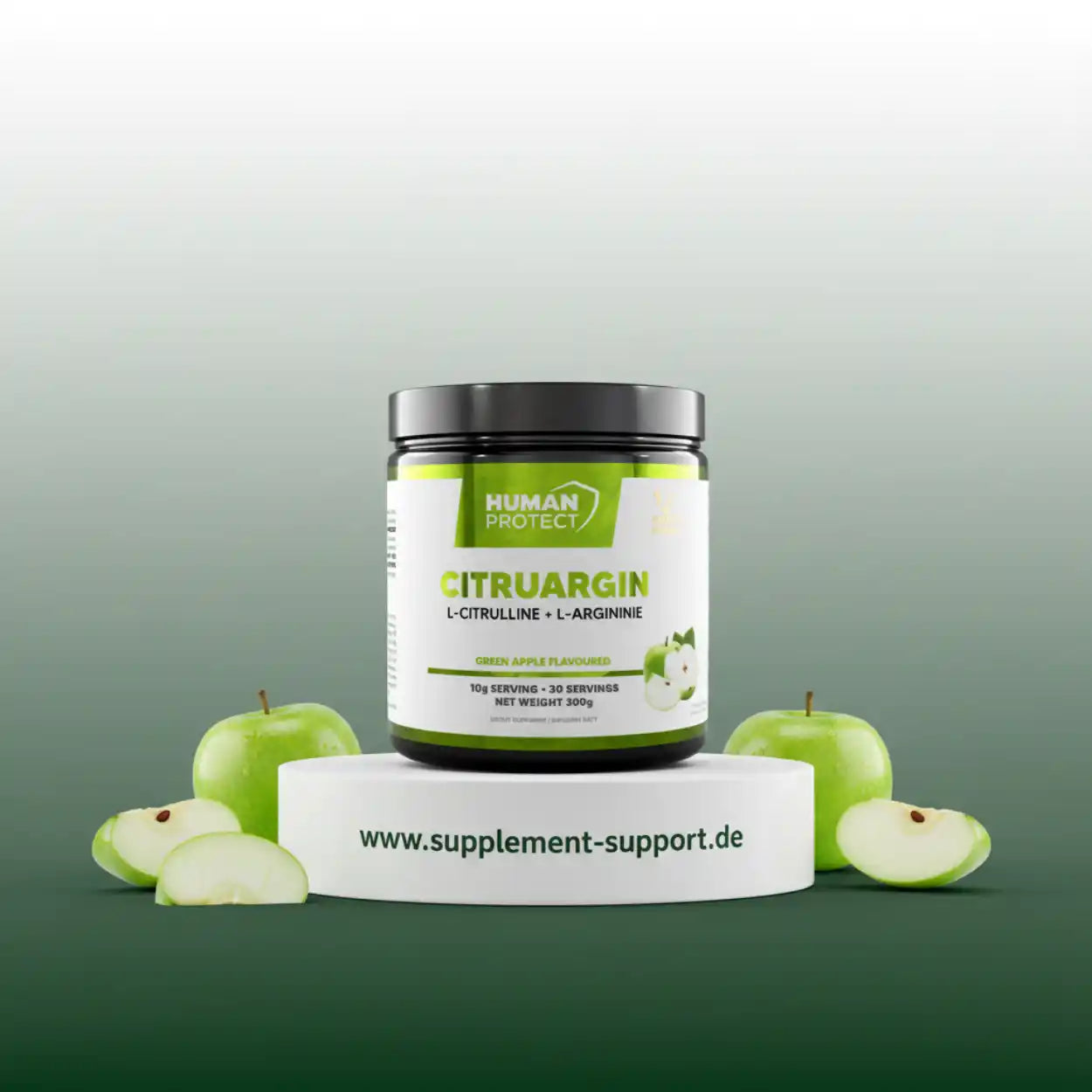 Human Protect CitruArgin 300g - Zielone Jabłko