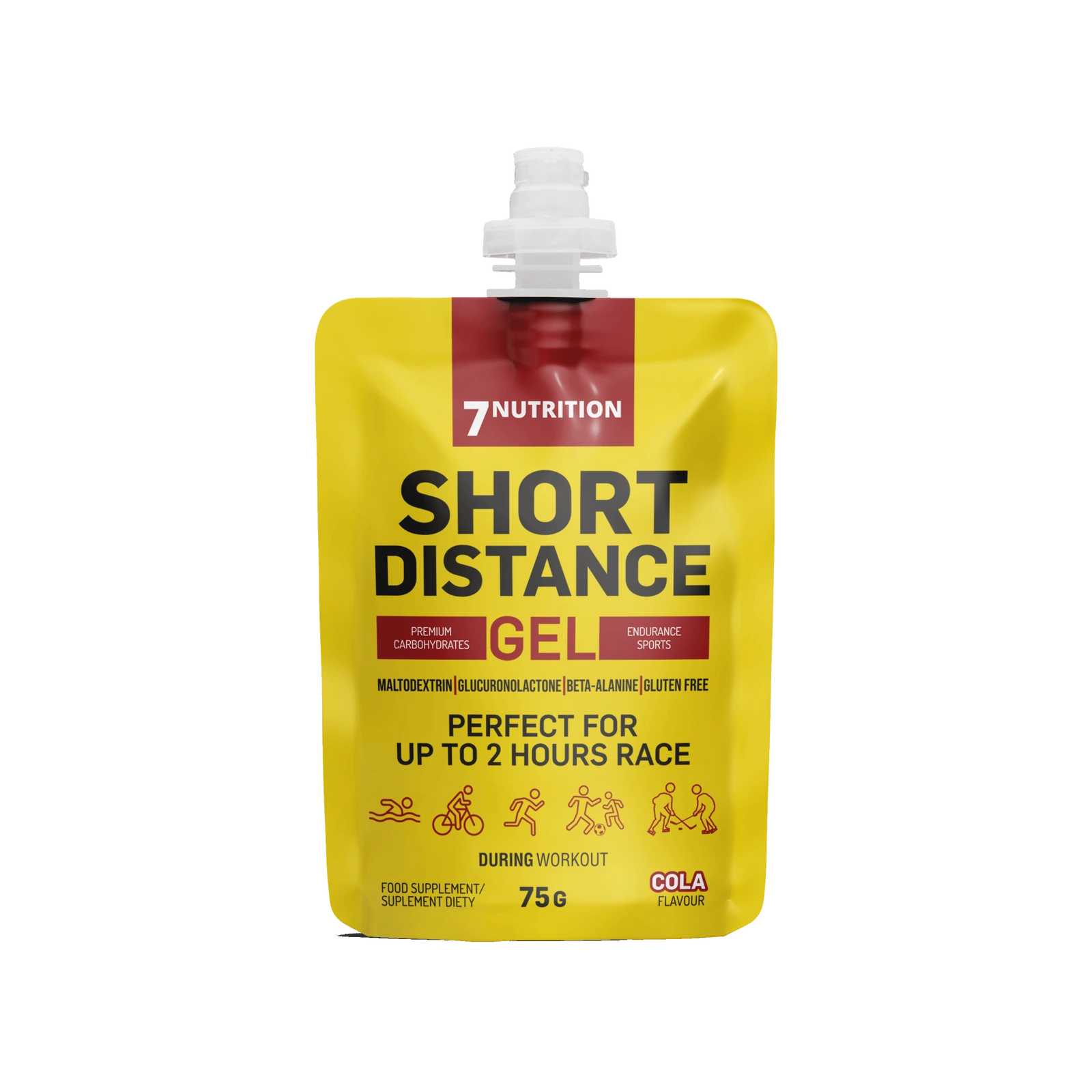 7Nutrition Short Distance Gel 75g - Cola