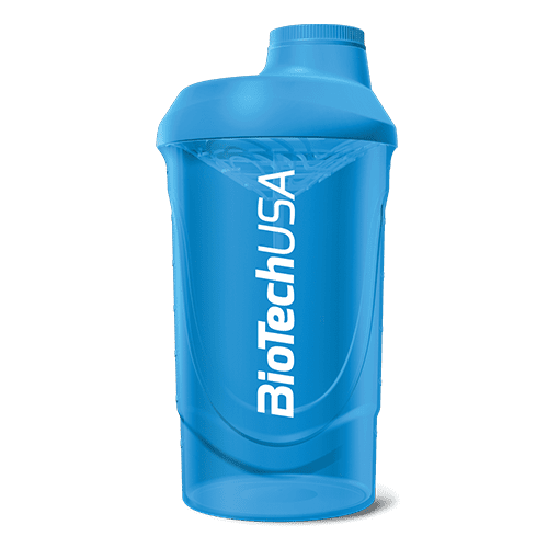 BioTech Shaker Wave 600ml - Niebieski